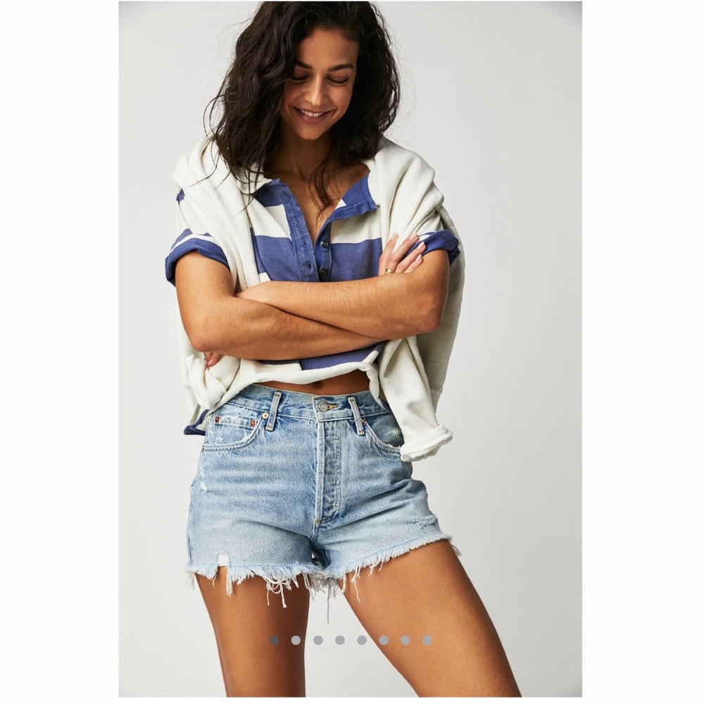 NWT Agolde Parker Vintage Cut Off Short